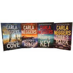Carla Neggers Lot Of 4 Romantic Suspense Hardcover Books
